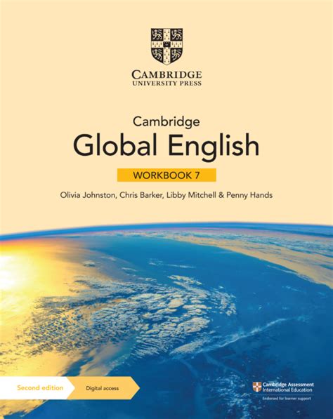 Lower Secondary English as a Second Language Student's Book Stage 7 (Collins Cambridge Lower Secondary English as a Second Language) - Nov 02 2022 Written with a range of international contexts in mind, this three-level course provides full coverage of the. . Cambridge global english workbook 7 second edition answers